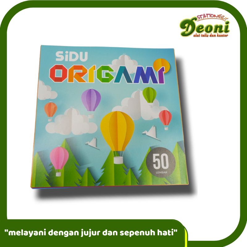 

SIDU Kertas Lipat Origami 20 x 20 (50 Lembar)