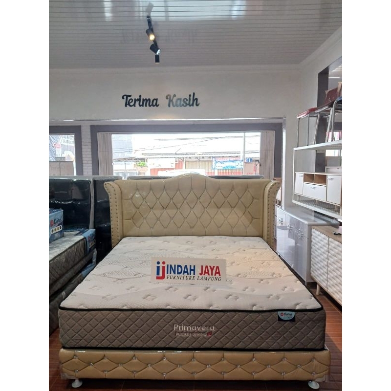 Springbed Central Primavera Pocket Divan Mahkota Ukuran 180x200