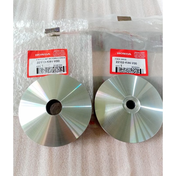 CUSTOM PULLY DEPAN BEAT POP VARIO 110 ESP KODE K44 PROSES MANUAL DAN KEROK JALUR ROLLER CNC BY BISAT