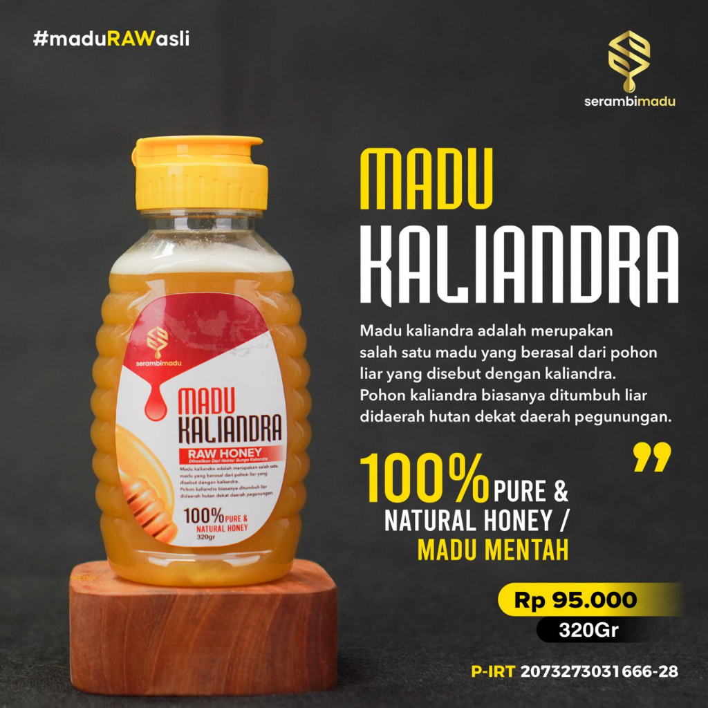

Madu Kaliandra Super Premium Quality 100% Alami Pure Natural Raw Honey