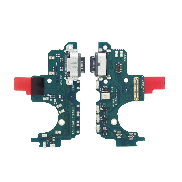 FLESIBLE FS KONEKTOR TC SAM A736B ORI + IC + MICROPHONE + KONEKTOR HEADSET HANDFREE HF + BOARD GALAX