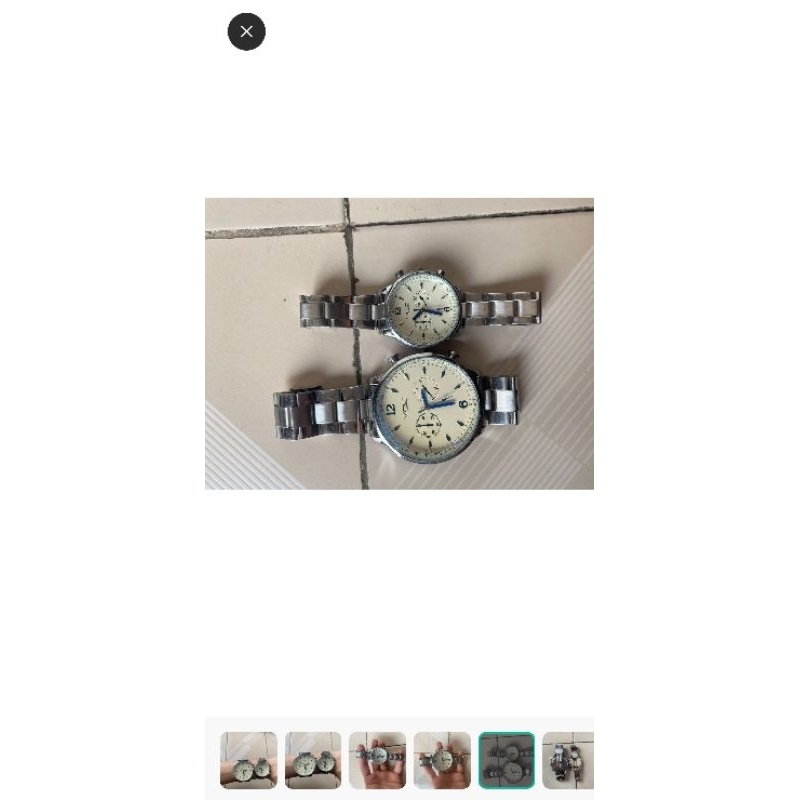 jam tangan couple wanita vnc pria wanita 43mm dan 28mm