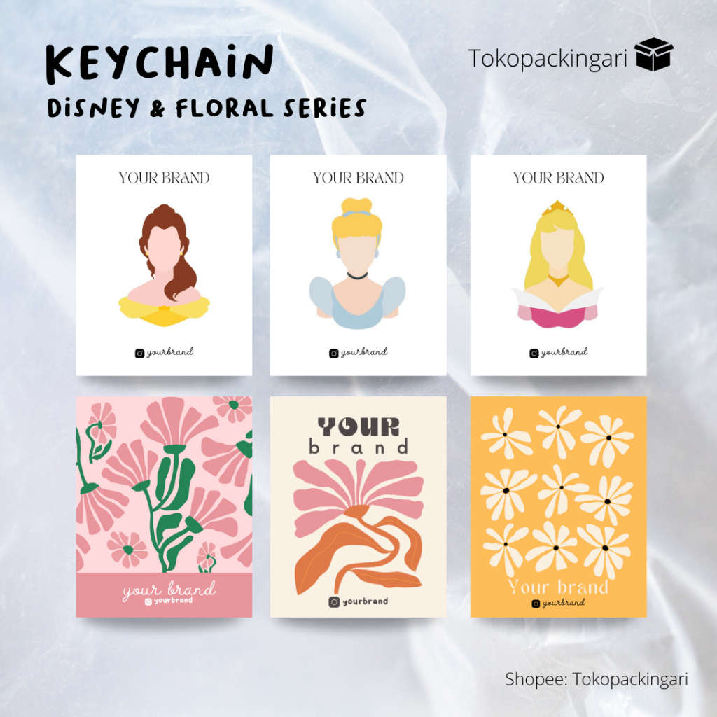 

Alas Packing | Keychain Series | Paper Aksesoris | FREE PLASTIK | Kertas Dudukan | Cute Paper | Alas Packaging