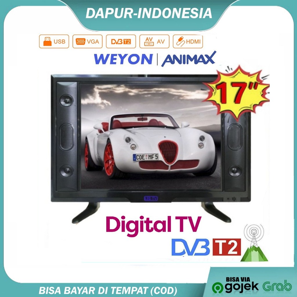 Weyon Animex TV 17 inch HD Ready LED Televisi DIGITAL TV