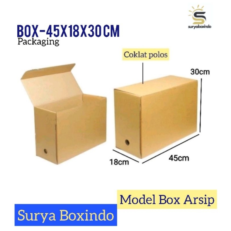 

Box Arsip 45x18x30 cm(Bukopin)/File/Kardus/Document