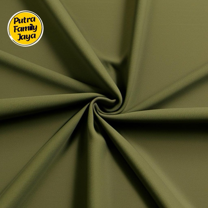 SPANDEK BALON ZOYA PREMIUM WARNA HIJAU ARMY KILOAN