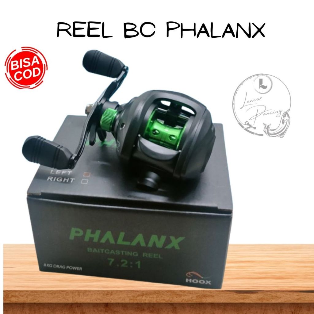 Reel BC Bait Casting PHALANX HOOX 17+1 BB Rell Rel Ril Rill Kasting