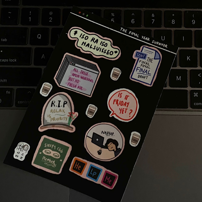 

THE FINAL YEAR SURVIVOR - STICKER SET BY SISEUTUFF