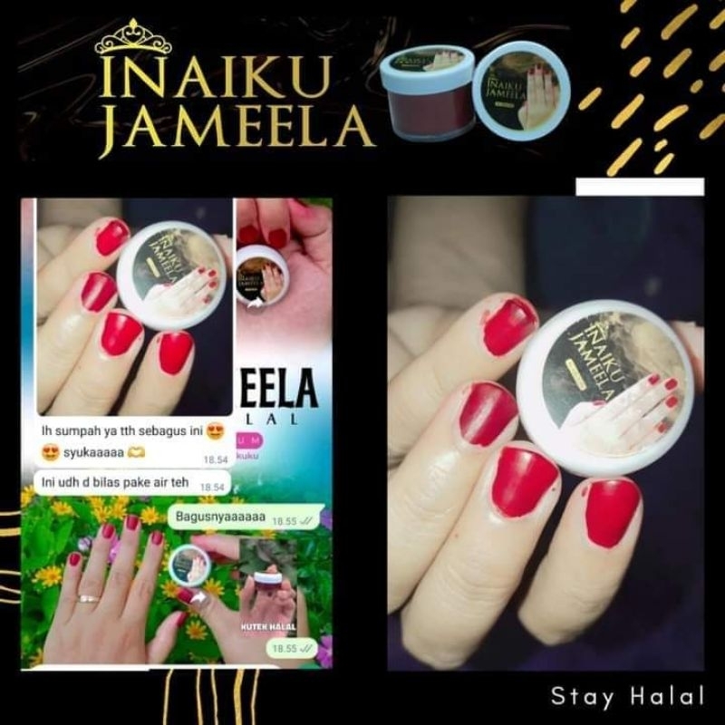 INAIKU JAMEELA (PACAR KUKU HALAL) MERAH