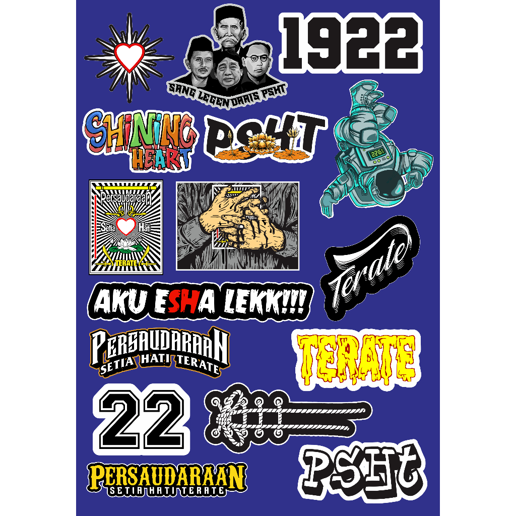 

STIKER PSHT SETIA HATI TERATE CUTTING VYNIL GLOSY ANTI AIR