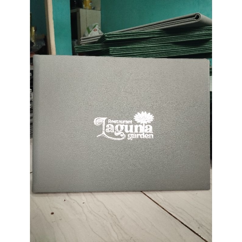 

cover buku menu model lanscap costum logo