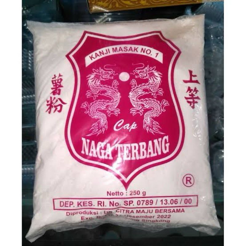 tepung tapioka tepung kanji cap naga 250 gr