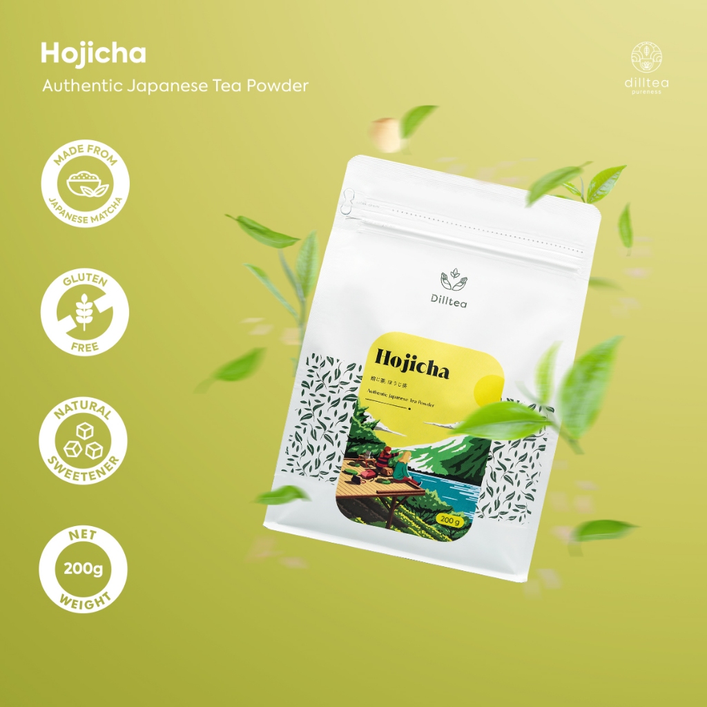 

DILLTEA Hojicha Powder / Roasted Japanese Green Tea 200gram