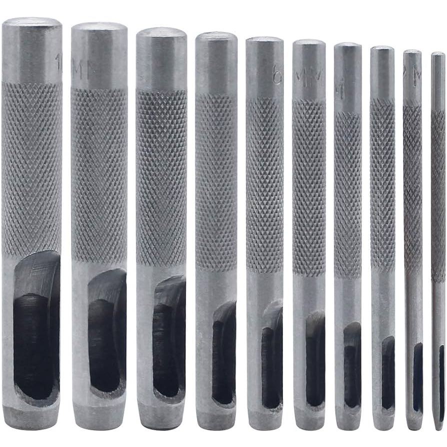 

Plong Ponchi - Alat Pembolong Kulit - Steel Leather Hole Punch