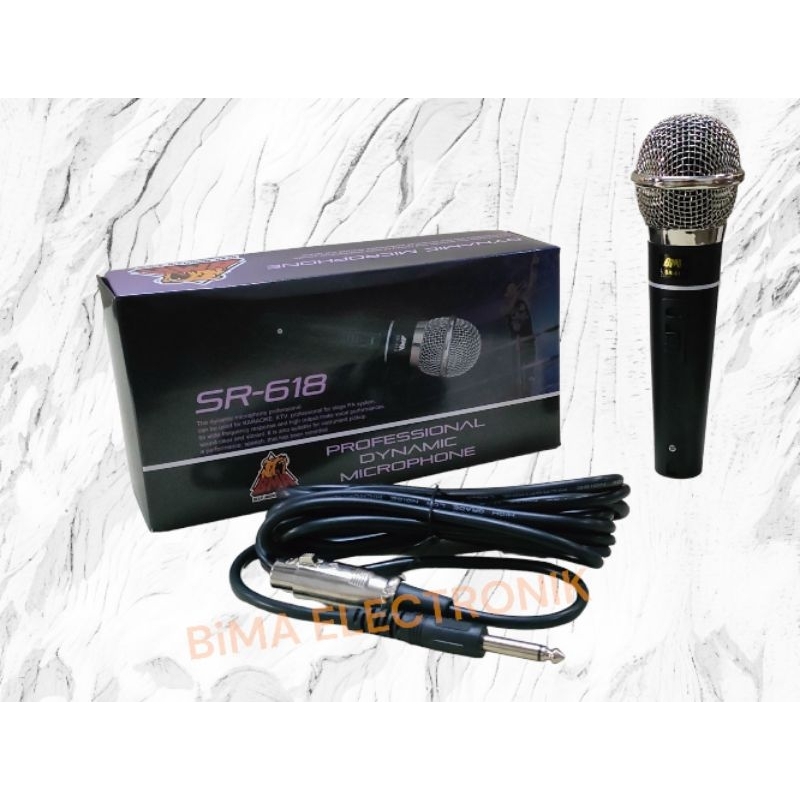 Microfone BMA SR-618 | Mic BMA | SR-618