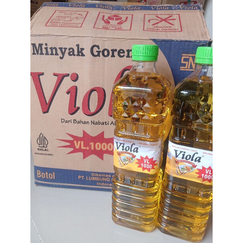 

Viola VL1000 900ml 1 karton isi 12 botol