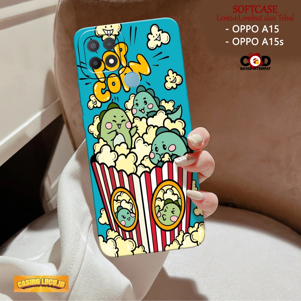 Case Hp OPPO A15 / A15s - Fashion Case KARTUN - Casing OPPO A15 / A15s - Softcase TPU Pro Camera