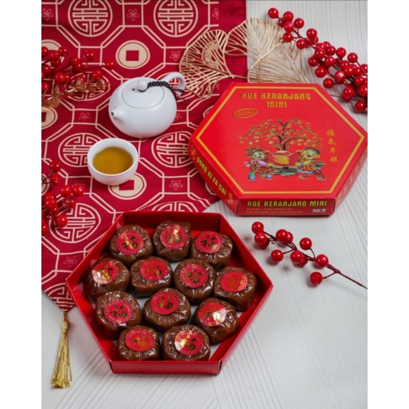 

KUE CHINA/DODOL HOKI KERANJANG MINI ISI 12PCS