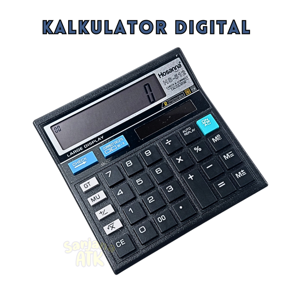 

Kalkulator Besar 12 digit MTC-512