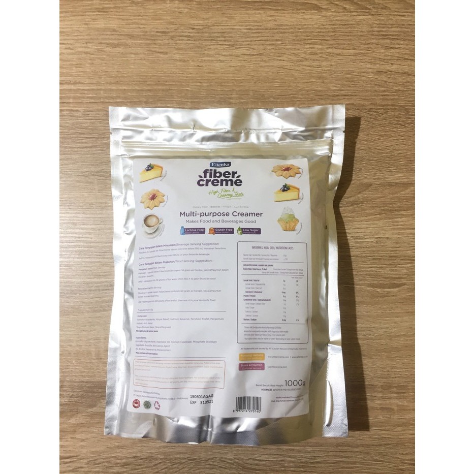 

Ellenka Fiber Creme Multi-Purpose Creamer 1000gr (1Kg)