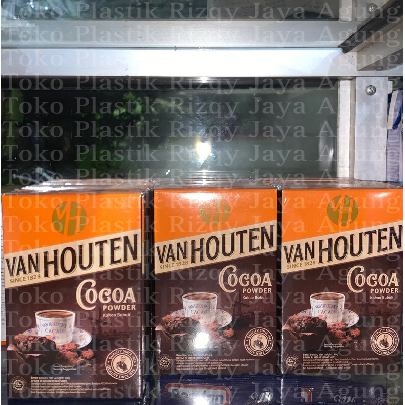 

Coklat Bubuk Van Houten / Cocoa Powder 40g / Cocok untuk Mochi