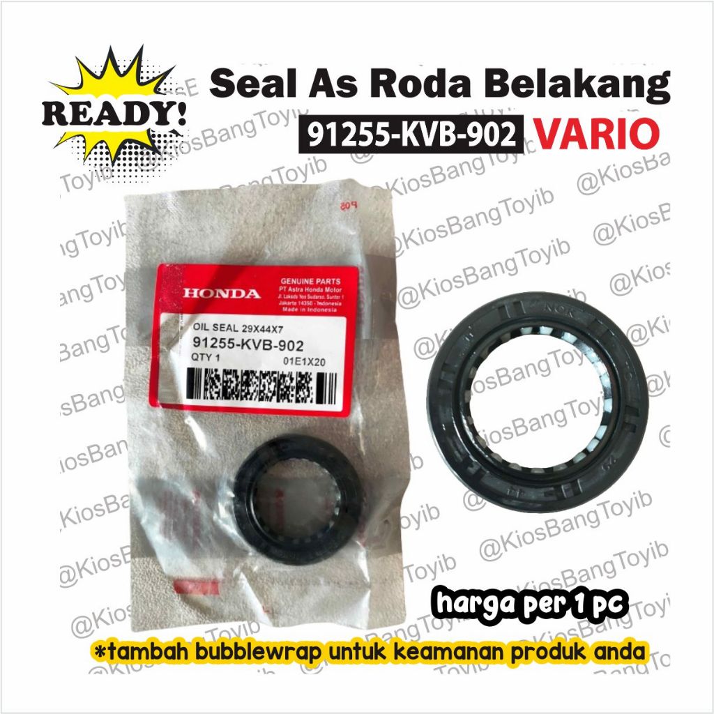 Seal Sil As Roda Belakang Honda Beat FI Karbu Scoopy FI (91255-KVB)