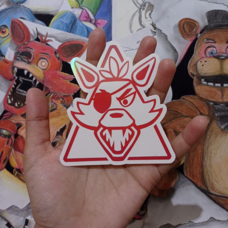 

Sticker Hologram FNaF Foxy Logo