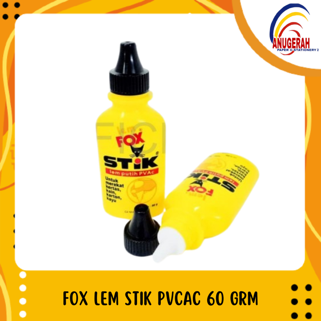 

FOX LEM STIK PVCAC 60 GRM (PCS)