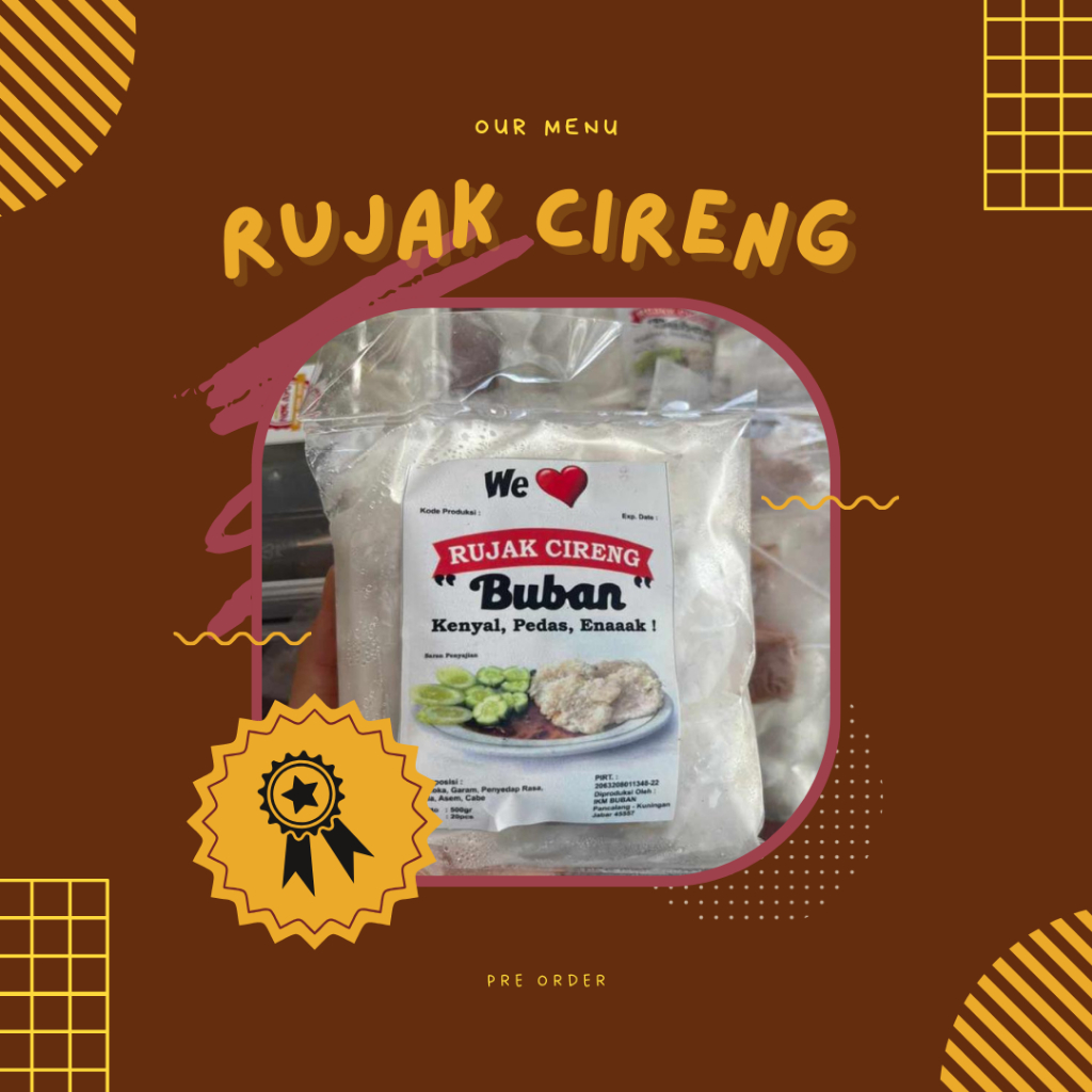 

RUJAK CIRENG Cemillan frozen food Cireng bumbu rujak