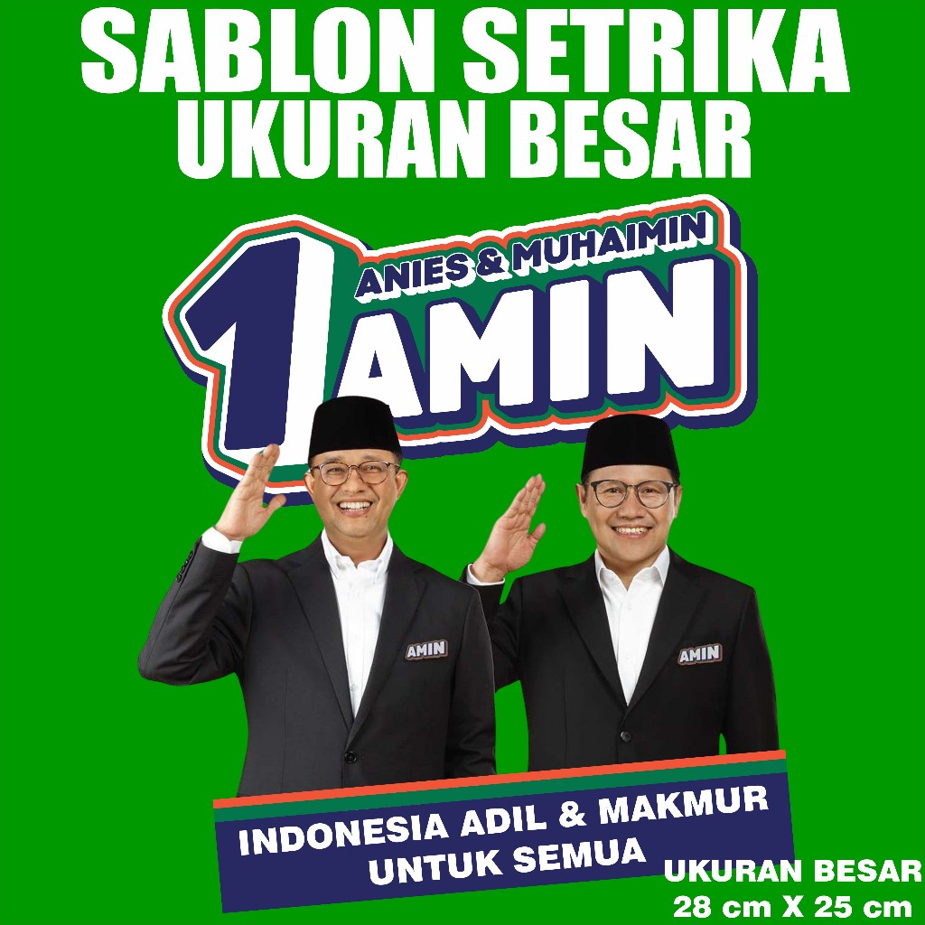 

STIKER DTF SABLON SETRIKA TEMA FOTO ANIS BASWEDAN CAK IMIN