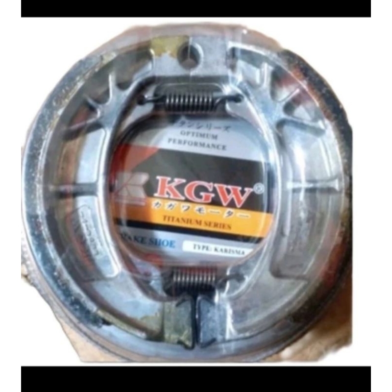 kampas rem belakang karisma