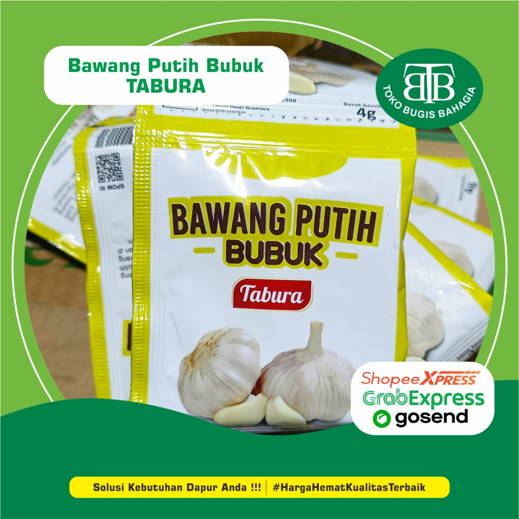 

Bawang Putih Bubuk Sachet TABURA, Murah Makassar