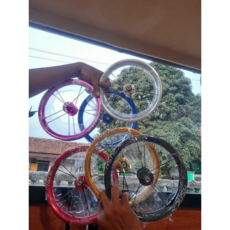 wheelset xpush pushbike / velg pushbike alloy / wheelset alloy