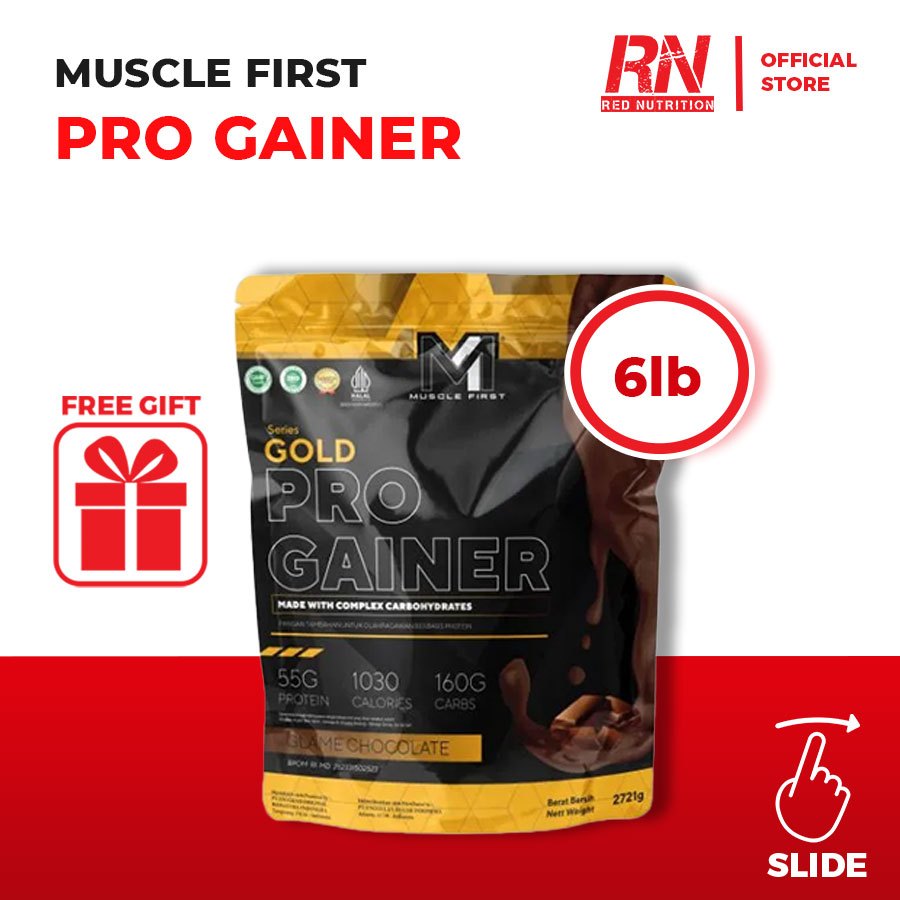 M1 MUSCLE FIRST PRO MASS GAINER WEIGHT GAINER 6LB 6LBS PENAMBAH BERAT BADAN