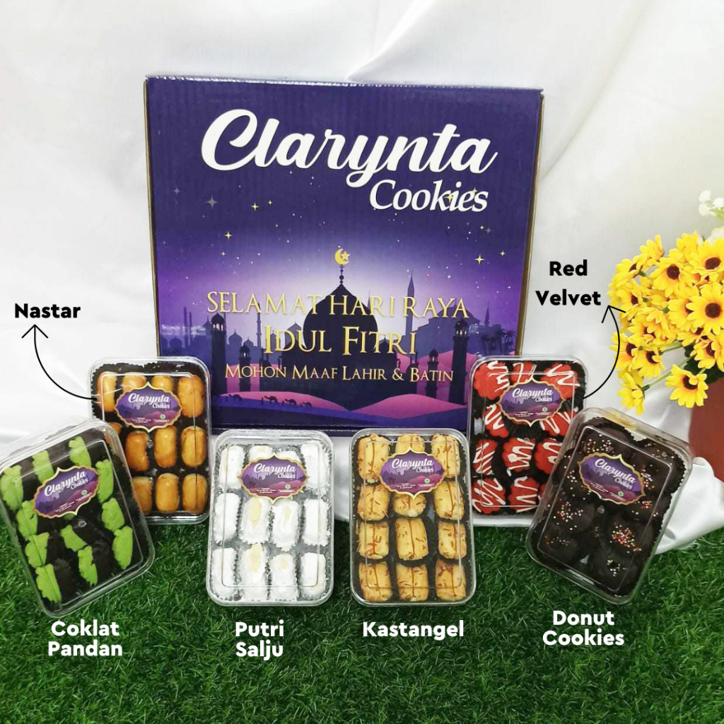 Hampers Lebaran Clarynta Cookies Paket Clarinta Cookies Paket Yona Cookies Kue Kering Yona Cookies