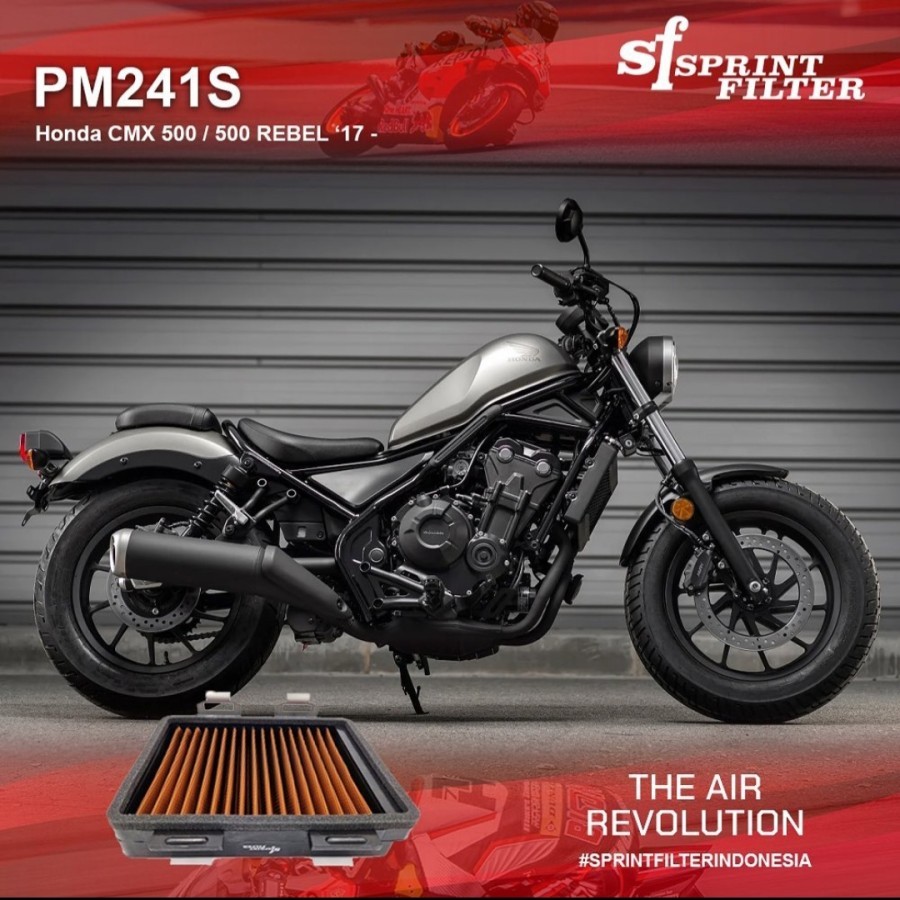 Sprint Filter Udara P08 Honda Rebel CMX 500 300 2017up