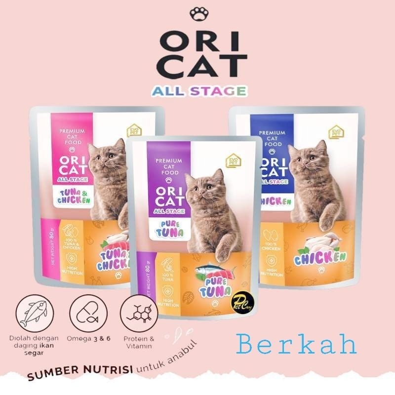 ORI CAT POUCH  * Sachet * 80grm.