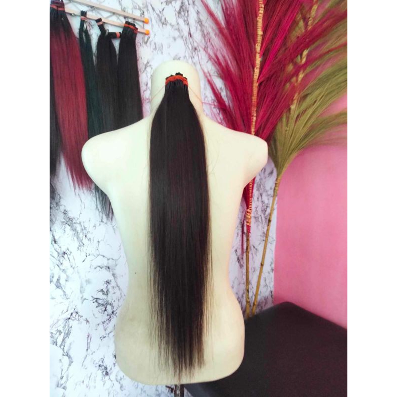 HAIR EXTENSION 60 CM SMOOTHING RAMBUT ASLI
