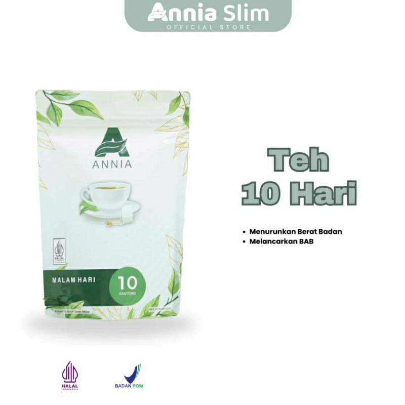 ANNIA DIET SLIMING TEA 10 HARI - Pelangsing Herbal