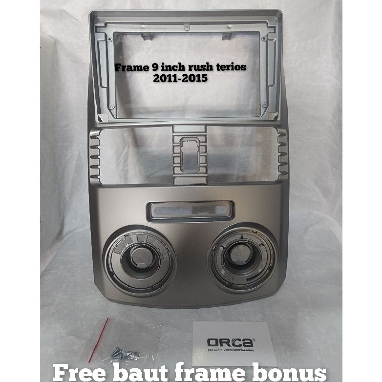 frame head unit android 9 inch mobil rush 211217