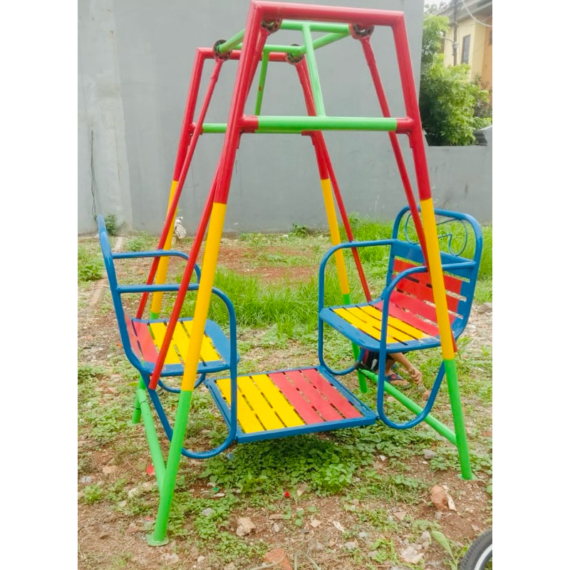 ayunan taman ayunan besi bangku duduk 60cm free ongkir jakarta