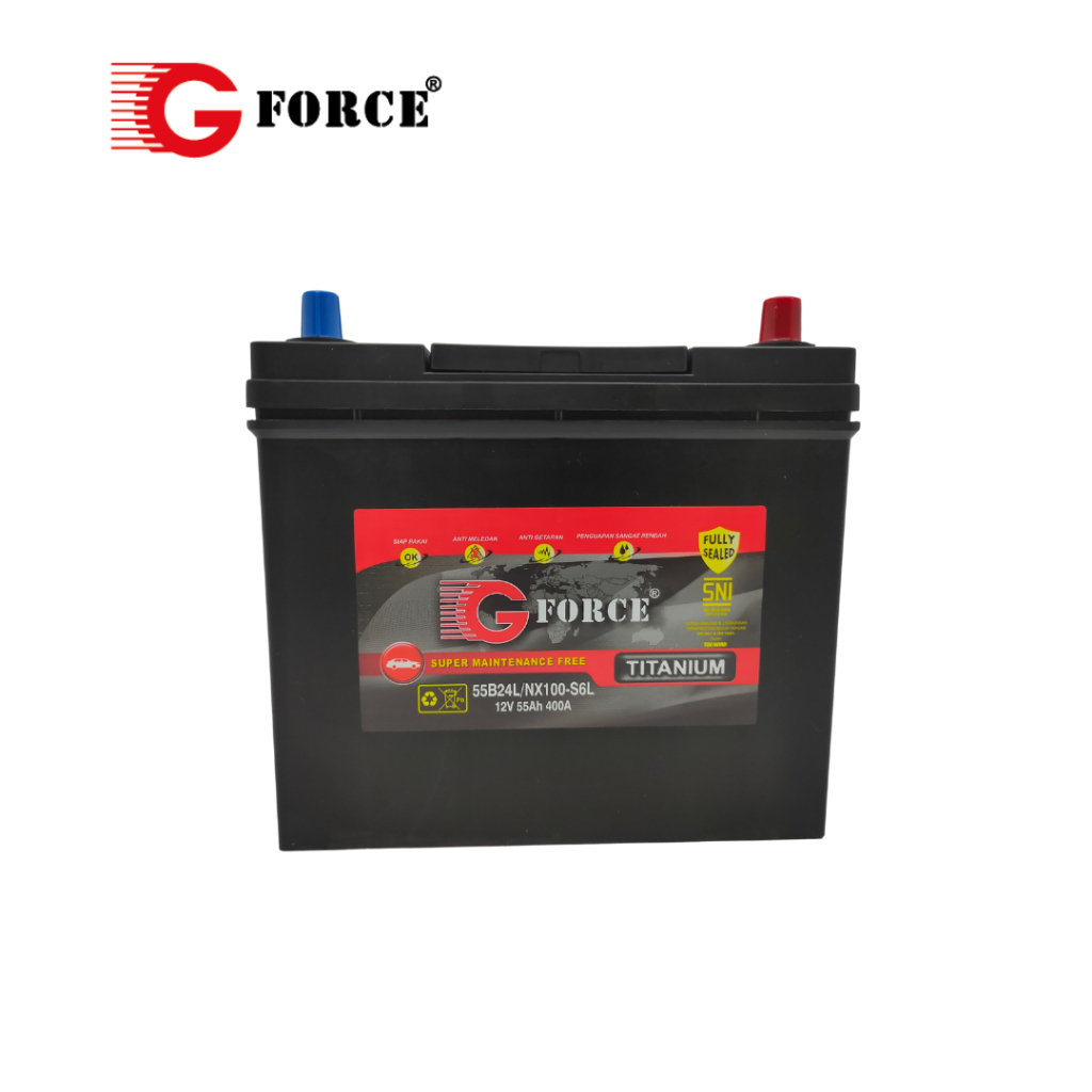 G Force Aki Mobil Titanium NX100-S6L/55B24L