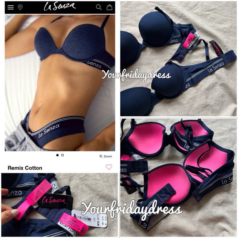 La Senza lasenza starry remix  bra  branded beha sisa export  original jastip bnwt  lengkap tag