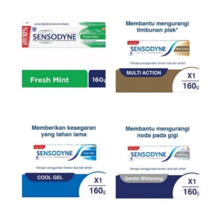 Sensodyne Odol / Pasta Gigi Sensitive/ Sensitif Aneka Varian 160 gr