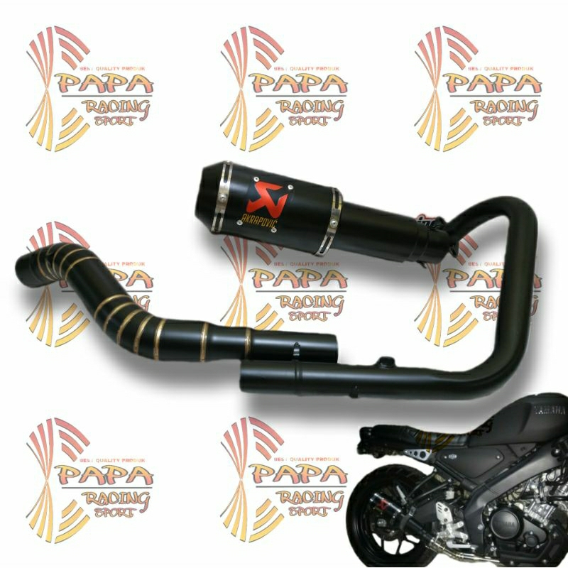 Knalpot XSR 155 Full system Akrapovic GP M1
