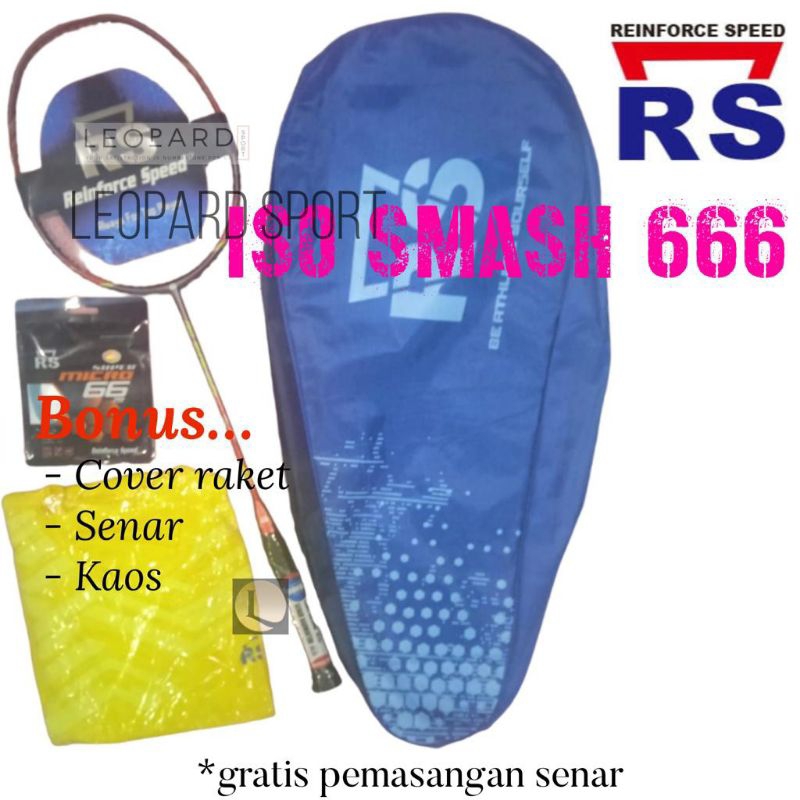 Raket Badminton RS ISO SMASH 666 / RAKET RS