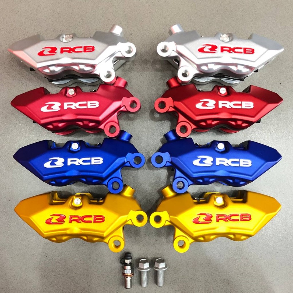 Kaliper/Kepala Babi RCB R1 4 Piston Universal Kanan Kiri CBR250RR CBR 150 Ninja R RR Ninja250 FI R15