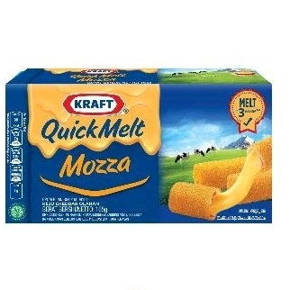 Keju Kraft Quick Melt Mozza All In One Slice Cheddar