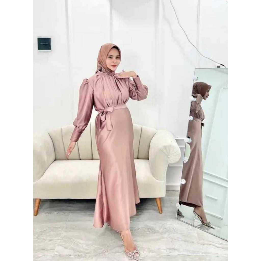 Dress Duyung Cantik Satin Premium