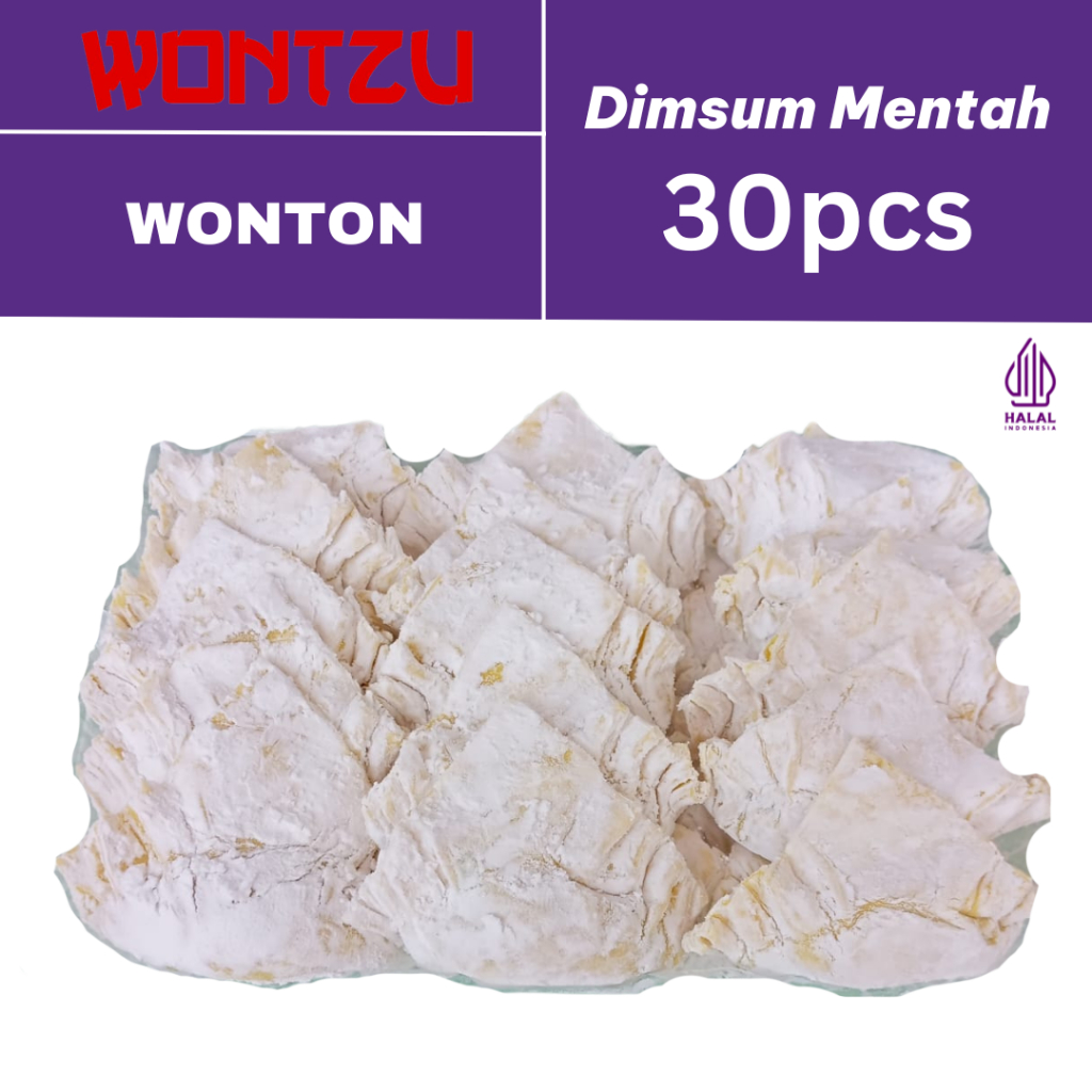 

Dimsum Wonton Mentah - isi 30 Pcs - 100% Halal (Minimal 24-30 Pcs)